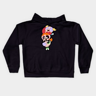 90’s Cartoon Super Sisters Kids Hoodie